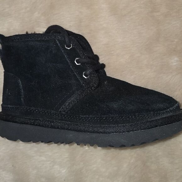 UGG NEUMEL II BLACK SUEDE BOOTS, SIZE 10 - Picture 6 of 11
